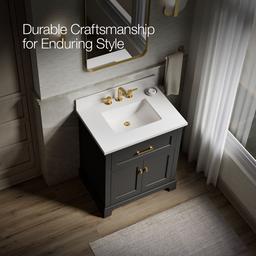CharlemontE 30'' bathroom vanity cabinet with sink and quartz top - image 11