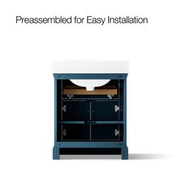 CharlemontE 30'' bathroom vanity cabinet with sink and quartz top - image 10