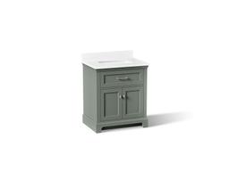 Charlemont 30'' Bathroom Vanity Cabinet With Sink And Quartz Top Umbral Green - image 1