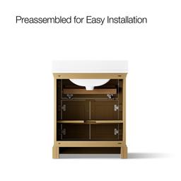 CharlemontE 30'' bathroom vanity cabinet with sink and quartz top - image 10