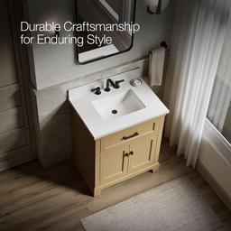 CharlemontE 30'' bathroom vanity cabinet with sink and quartz top - image 11