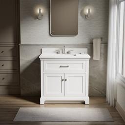 CharlemontE 36'' bathroom vanity cabinet with sink and quartz top - image 2