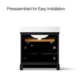 CharlemontE 36'' bathroom vanity cabinet with sink and quartz top - image 10