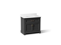 CharlemontE 36'' bathroom vanity cabinet with sink and quartz top - image 1