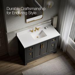 CharlemontE 48'' bathroom vanity cabinet with sink and quartz top - image 12