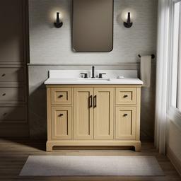 CharlemontE 48'' bathroom vanity cabinet with sink and quartz top - image 2