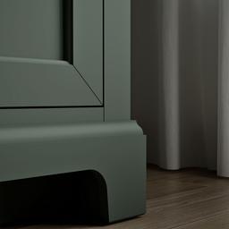 Charlemont 60'' Bathroom Vanity Cabinet With Sinks And Quartz Top Umbral Green - image 8