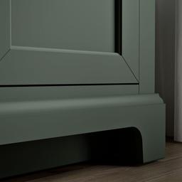 Charlemont 72'' Bathroom Vanity Cabinet With Sinks And Quartz Top Umbral Green - image 8