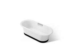 VoluteE 63'' x 28-3/8'' freestanding bath with base - image 1