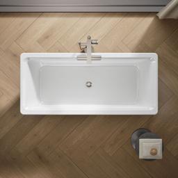 VoluteE 63'' x 28-3/8'' freestanding bath with base - image 7