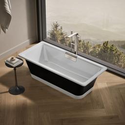 VoluteE 63'' x 28-3/8'' freestanding bath with base - image 2