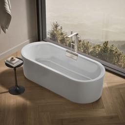 VoluteE 70-7/8'' x 30-3/8'' freestanding bath with shroud - image 2