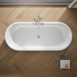 VoluteE 70-7/8'' x 30-3/8'' freestanding bath with shroud - image 7