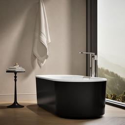 VoluteE 70-7/8'' x 30-3/8'' freestanding bath with shroud - image 12