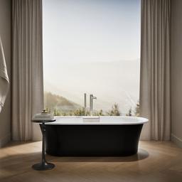 VoluteE 70-7/8'' x 30-3/8'' freestanding bath with base - image 4