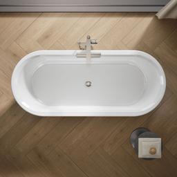 VoluteE 70-7/8'' x 30-3/8'' freestanding bath with base - image 7