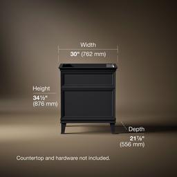 ArtifactsE 30'' bathroom vanity cabinet - image 3