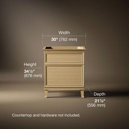 ArtifactsE 30'' bathroom vanity cabinet - image 3