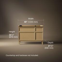 ArtifactsE 48'' bathroom vanity cabinet - image 3