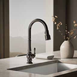 Artifacts Touchless pull-down kitchen sink faucet with three-function sprayhead - image 2