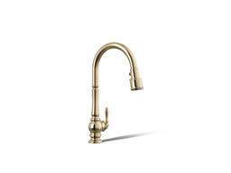 Artifacts Touchless pull-down kitchen sink faucet with KOHLER KonnectE and three-function sprayhead - image 1