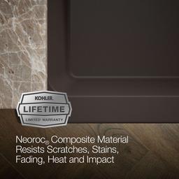 Cairn 34'' undermount single-bowl farmhouse kitchen sink with faceted design - image 10