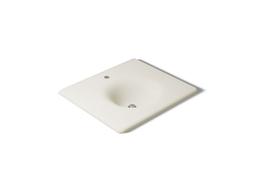 Kohler Iron/impressions 25'' Enameled Cast Iron Vanity Top with Integrated Round Sink - Biscuit - image 1