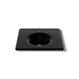 Kohler Iron/impressions 25'' Enameled Cast Iron Vanity Top with Integrated Round Sink - Black - image 4