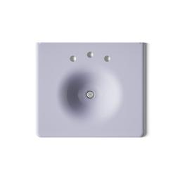 Kohler Iron/impressions 25'' Enameled Cast Iron Vanity Top with Integrated Round Sink - Lavender... - image 3