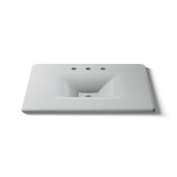 Kohler Iron/impressions 31'' Enameled Cast Iron Vanity Top with Integrated Rectangular Sink - Ice... - image 4