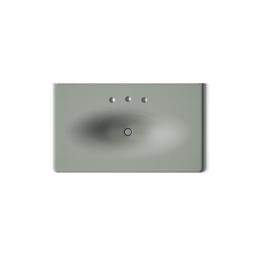 Kohler Iron/impressions 37'' Enameled Cast Iron Vanity Top with Integrated Oval Sink - Basalt - image 3