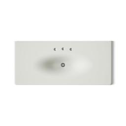 Kohler Iron/impressions 49'' Enameled Cast Iron Vanity Top with Integrated Oval Sink - Dune - image 3