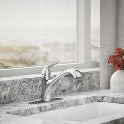 Jolt Pull-out kitchen sink faucet with two-function sprayhead - image 2