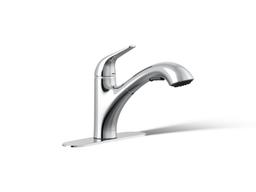 Jolt Pull-out kitchen sink faucet with two-function sprayhead - image 1