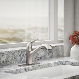 Jolt Pull-out kitchen sink faucet with two-function sprayhead - image 2