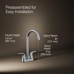 Jolt Two-handle bar sink faucet - image 3
