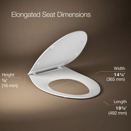 Carbyne Quiet-CloseE elongated toilet seat - image 3