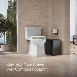 22-liter dual-compartment open-top trash can - image 5