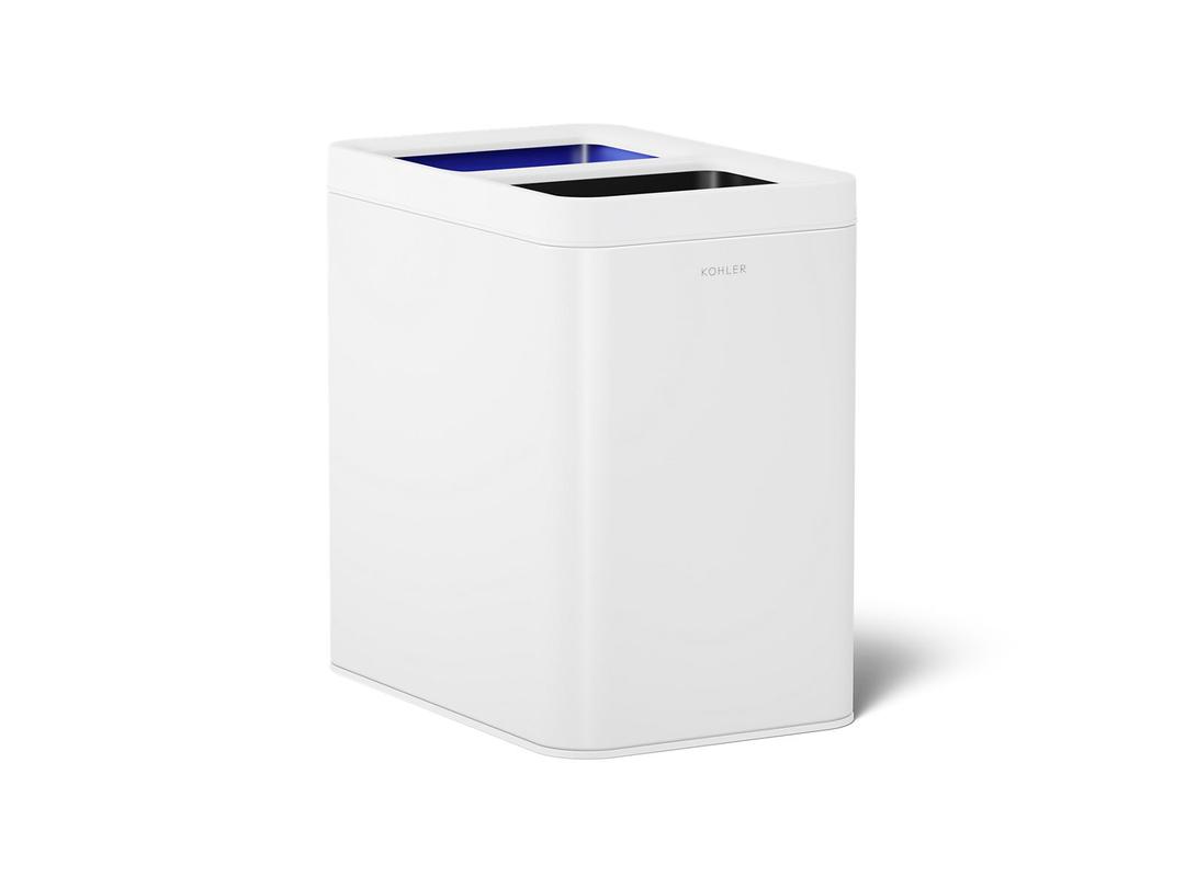 22-liter dual-compartment open-top trash can by Kohler