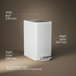 6-liter step trash can - image 3