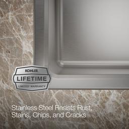 33in x 22in x9in Top-mount/Undermount Kitchen Sink - image 8