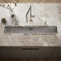 Undertone Trough 43'' undermount single-bowl kitchen sink - Stainless Steel - image 2