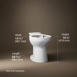 Cimarron Round-front toilet bowl - image 4