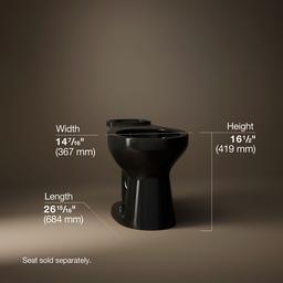 Cimarron Round-front toilet bowl - image 4