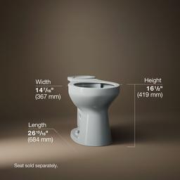 Cimarron Round-front toilet bowl - image 4