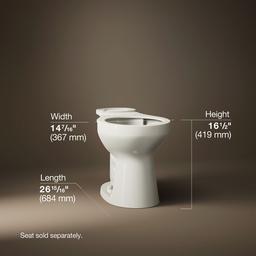 Cimarron Round-front toilet bowl - image 4