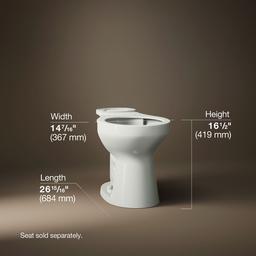 Cimarron Round-front toilet bowl - image 3