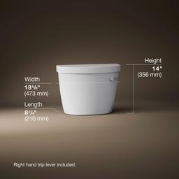 Cimarron Toilet tank, 1.28 gpf - image 4