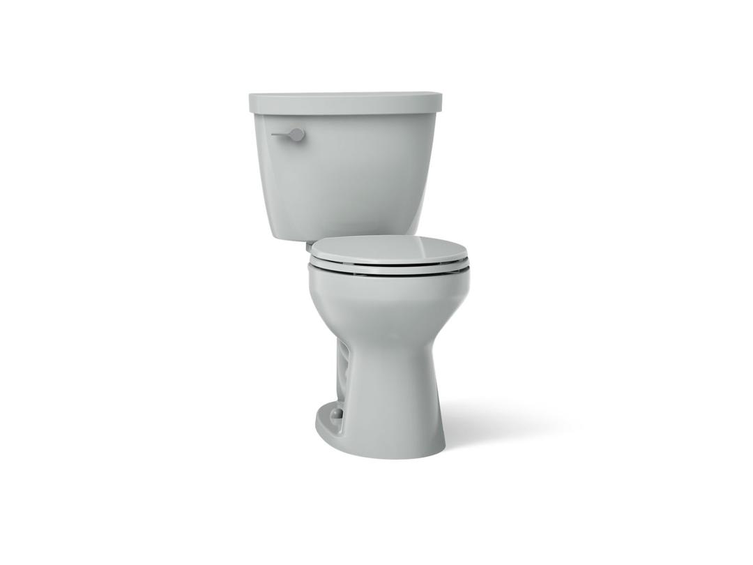 Cimarron Two-piece round-front toilet, 1.28 gpf by Kohler