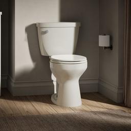 Cimarron ContinuousClean ST two-piece round-front toilet, 1.28 gpf - image 2
